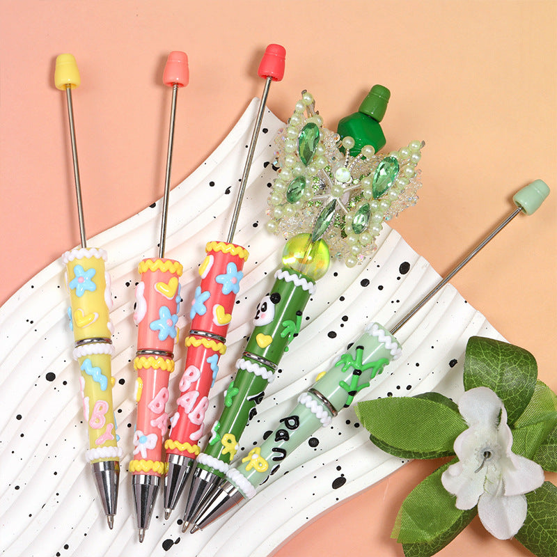 Wholesale 5pcs/pack Panda Rabbit Beadable Pen