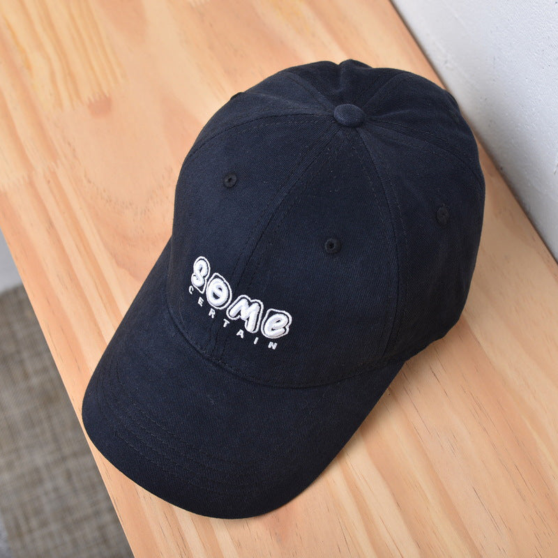 Wholesale Three-dimensional Embroidered SOME Cotton Baseball Caps