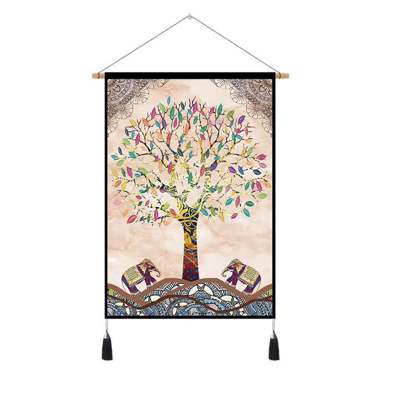 Wholesale Chemical Fiber Ethnic Style Tapestry Hanging Paintings