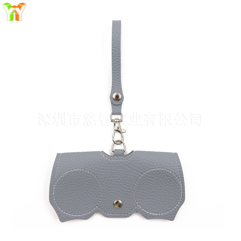 Wholesale Leather Retro Soft Bag Portable Glasses Storage Case