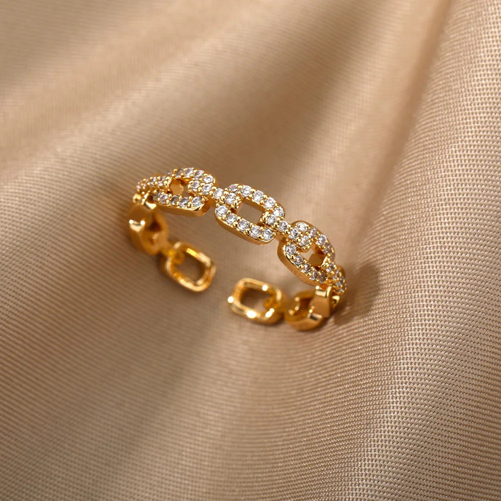 Wholesale Stainless Steel Ring Niche Design Luxury Ring