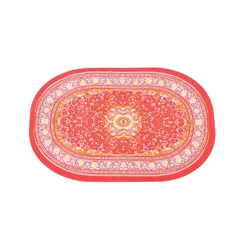 Wholesale 1:12 Miniature Dollhouse Oval Carpet