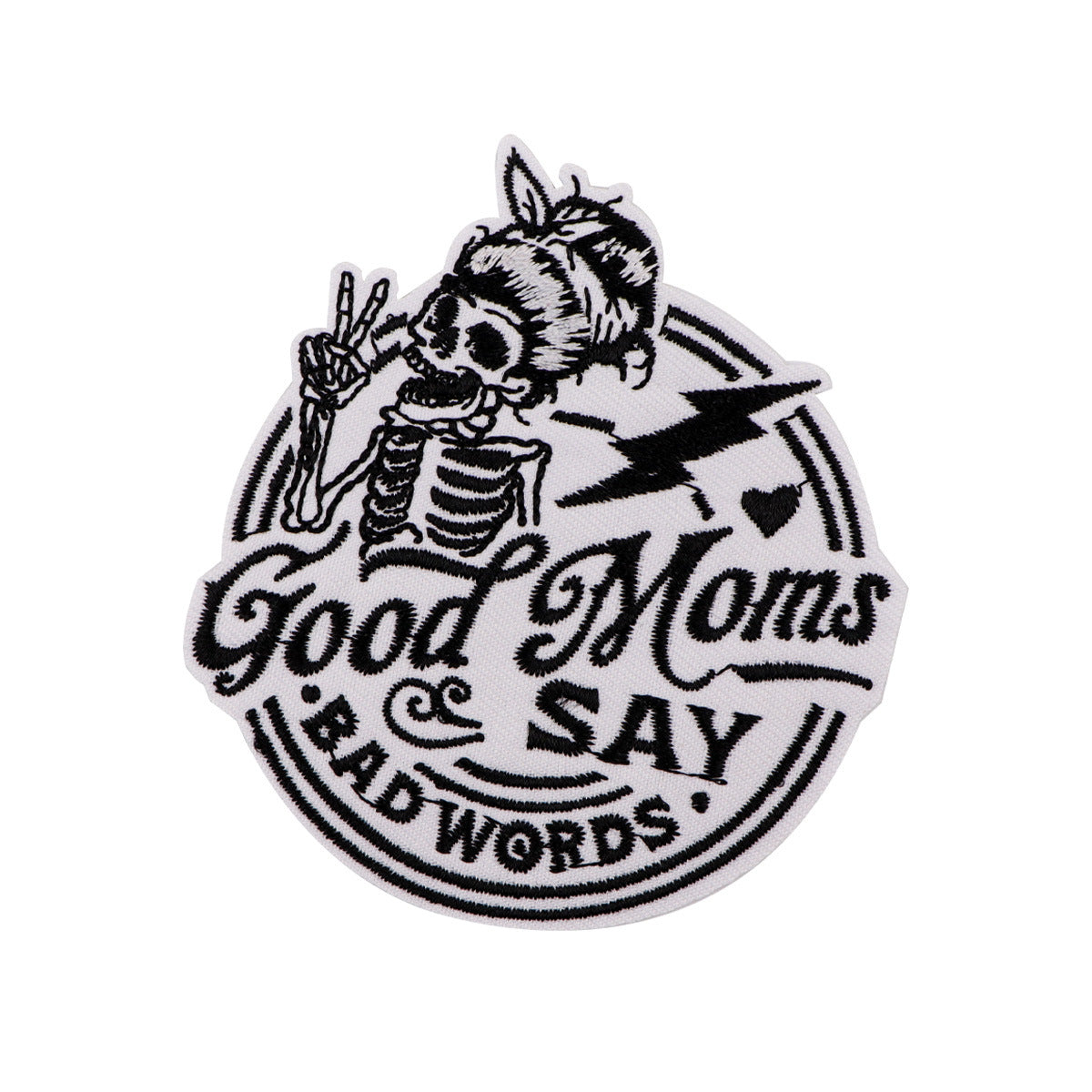 Wholesale 5pcs Horror Skull  Cartoon Embroidery Cloth Sticker Patch
