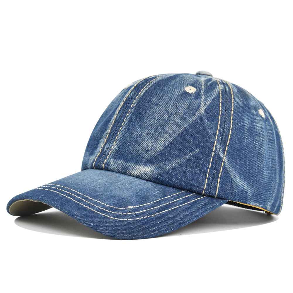 Wholesale Solid Color Washed Cowboy Hat Baseball Cap