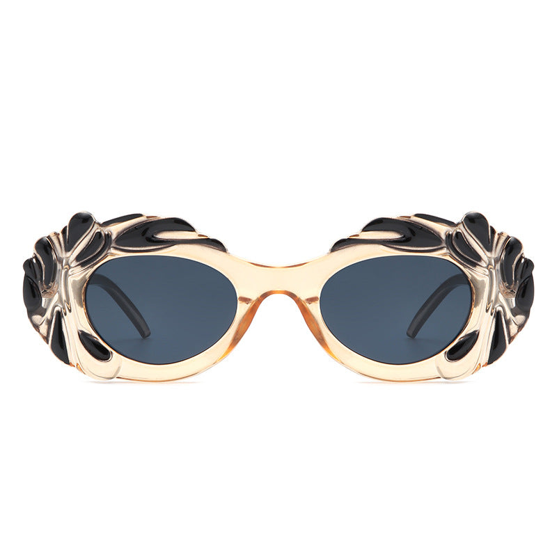 Wholesale Elliptical Circular Cloud PC Sunglasses