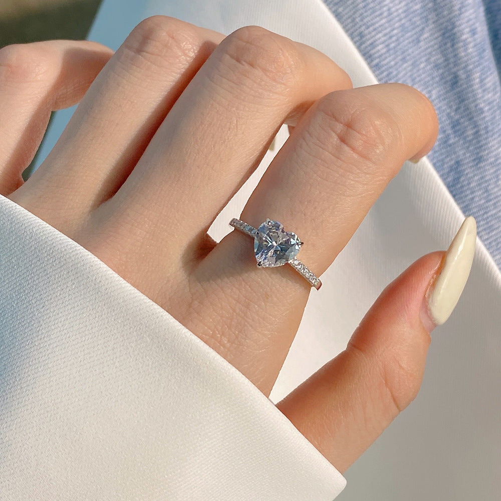 Wholesale S925 Sterling Silver Fashion Light Luxury Design Ring