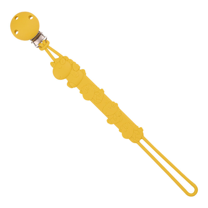 Wholesale 10PCS Silicone Pacifier Chain Anti-drop Chain Clip