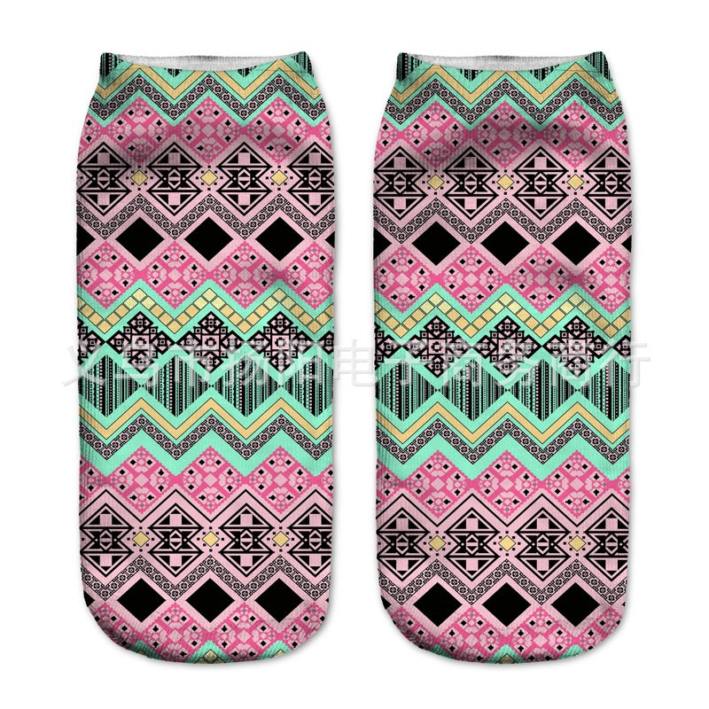 Wholesale AZTEC Print Women Sock