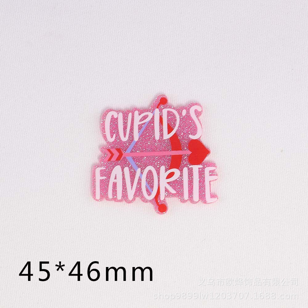 Wholesale 10pcs/pack  Cartoon letter arrow envelope bag accessories   Acrylic Flatback