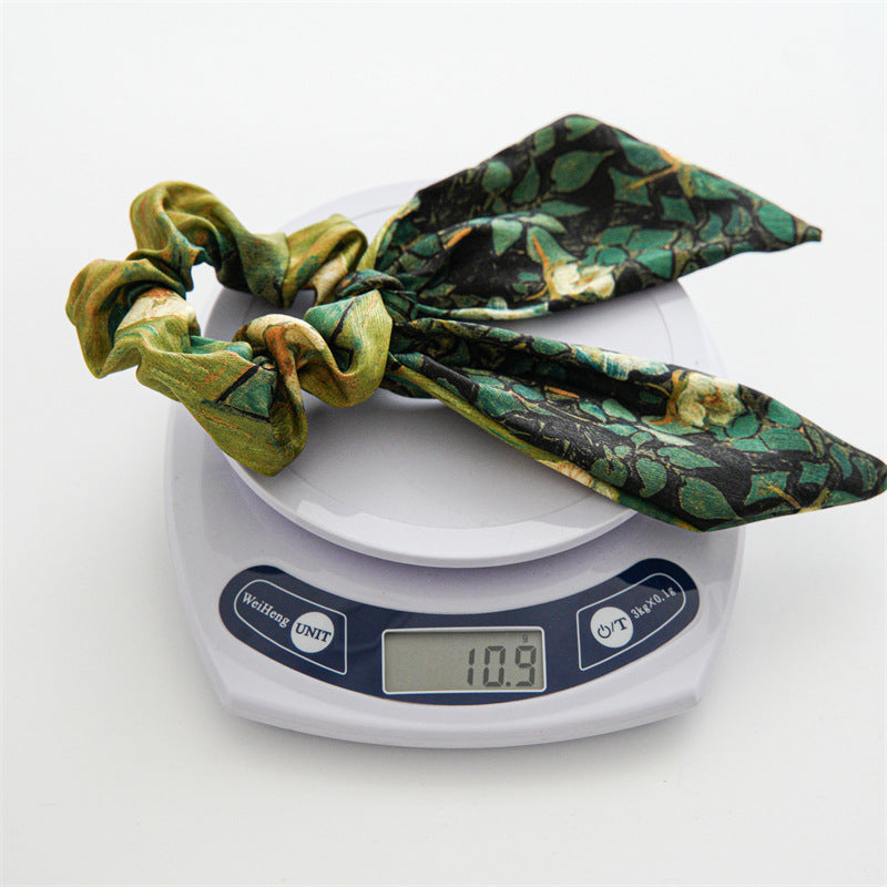 Wholesale Bow Ponytail Knot Hair Bands French Large Intestine Hair Bands