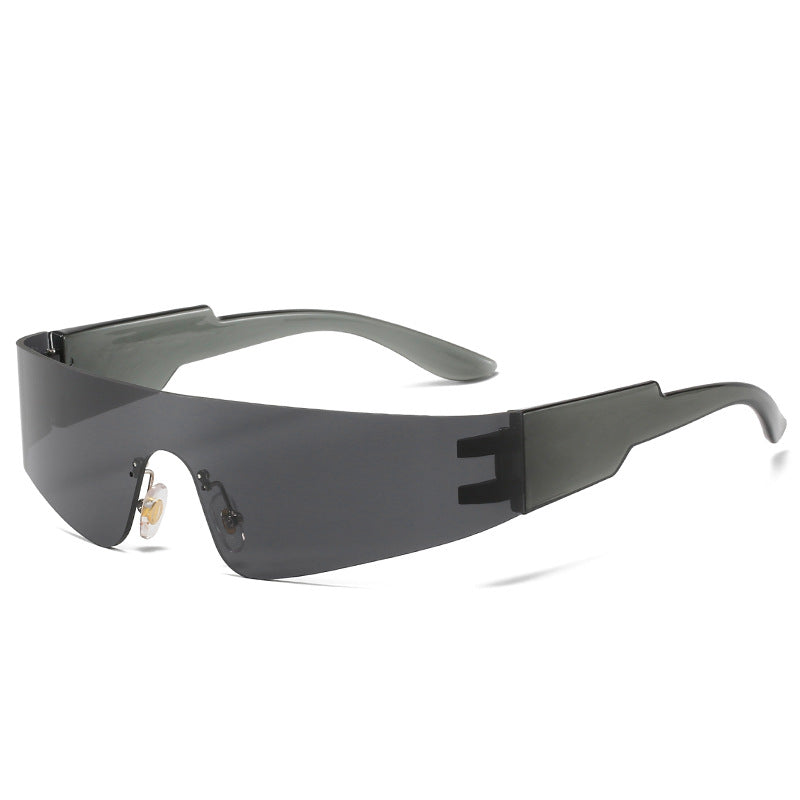Wholesale PC Frameless Monolithic Sports Sunglasses