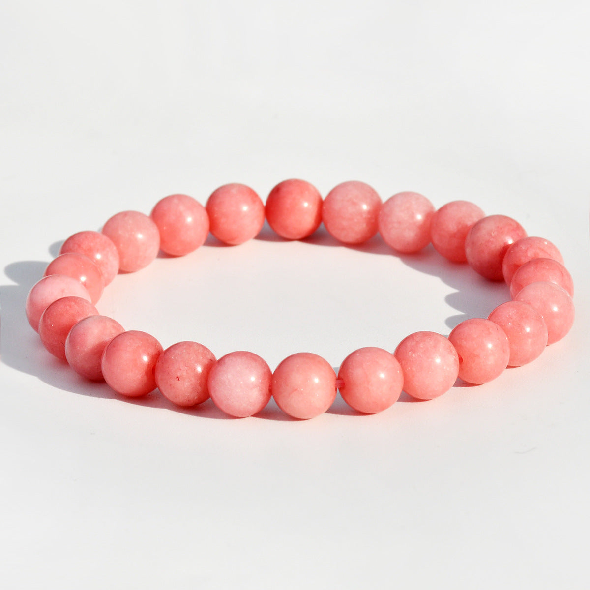 Wholesale New Chinese bracelet 8mm round beads natural stone bracelet