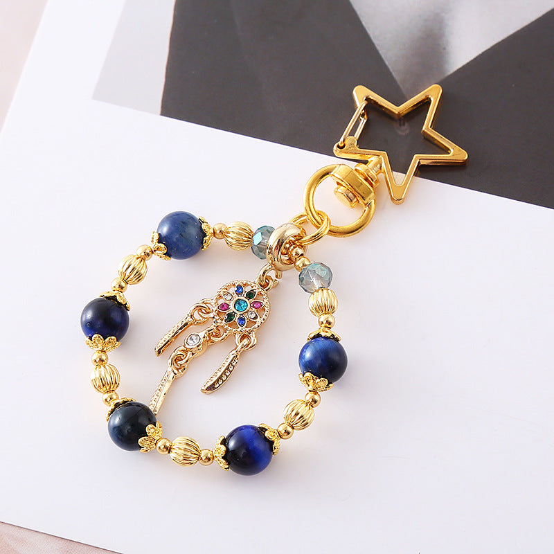 Wholesale Dream Catcher Beaded Metal Keychain