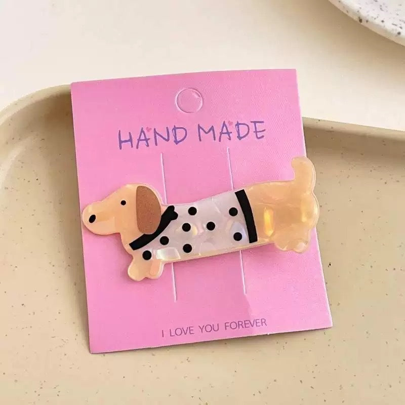 Wholesale Cute Puppy Hair Clip Cartoon Creative Realistic Kitten Hair Clip