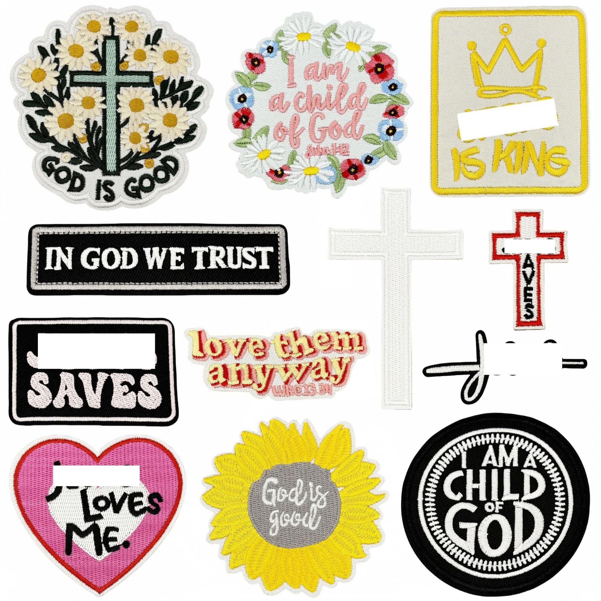 Wholesale Cartoon  Embroider Inspirational Quotes Cloth DIY Patches