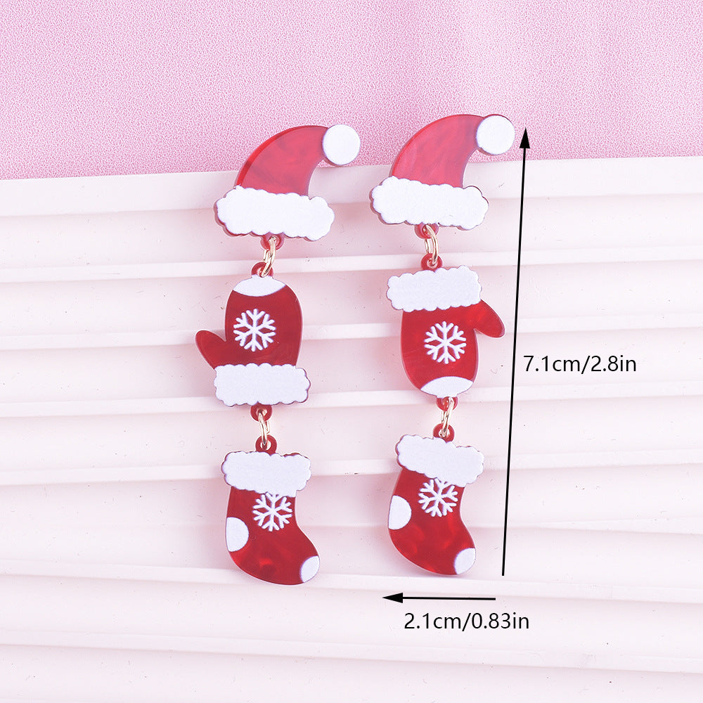 Wholesale Christmas tree earrings