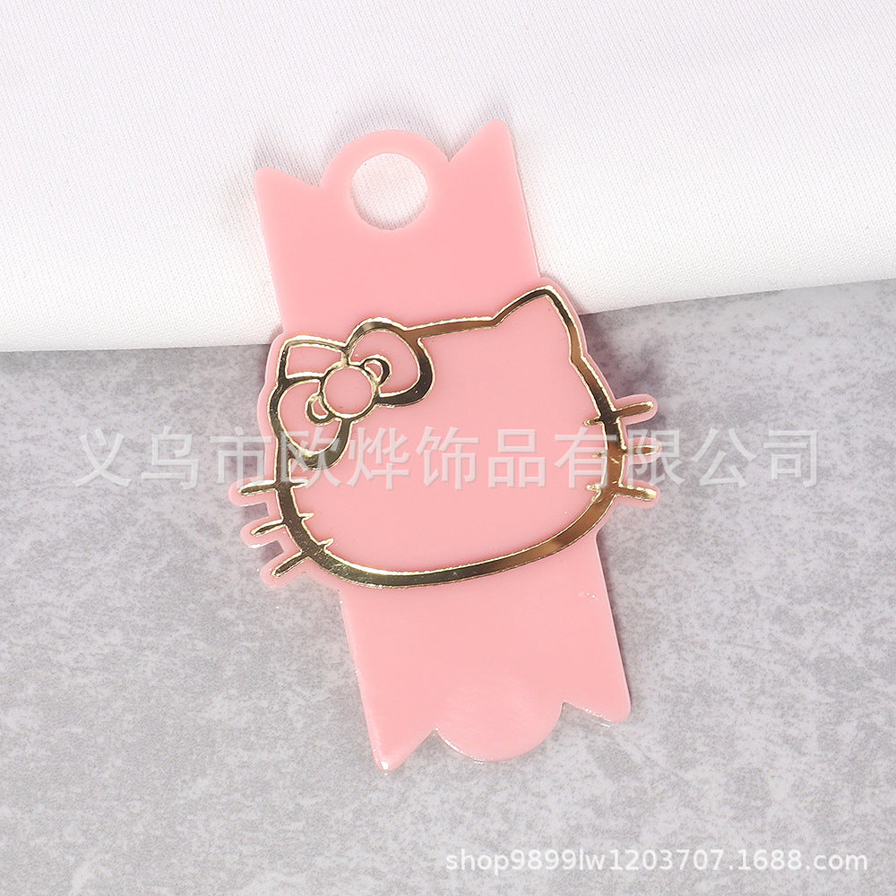 Wholesale 10pcs Blank DIY Acrylic Nameplate FlatBack