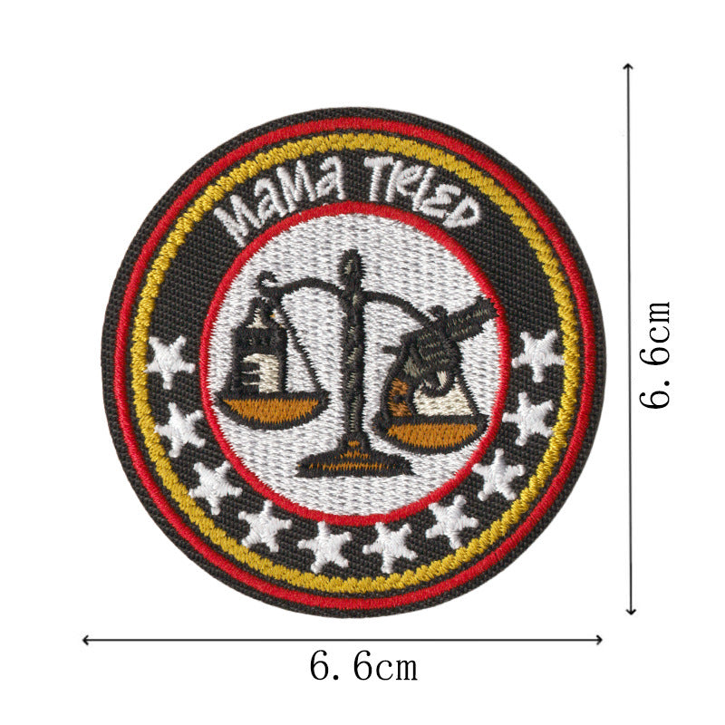 Wholesale Western Cowboy Embroidered Tactical Patch DIY Decorative Accessory For Backpacks Hats Towels