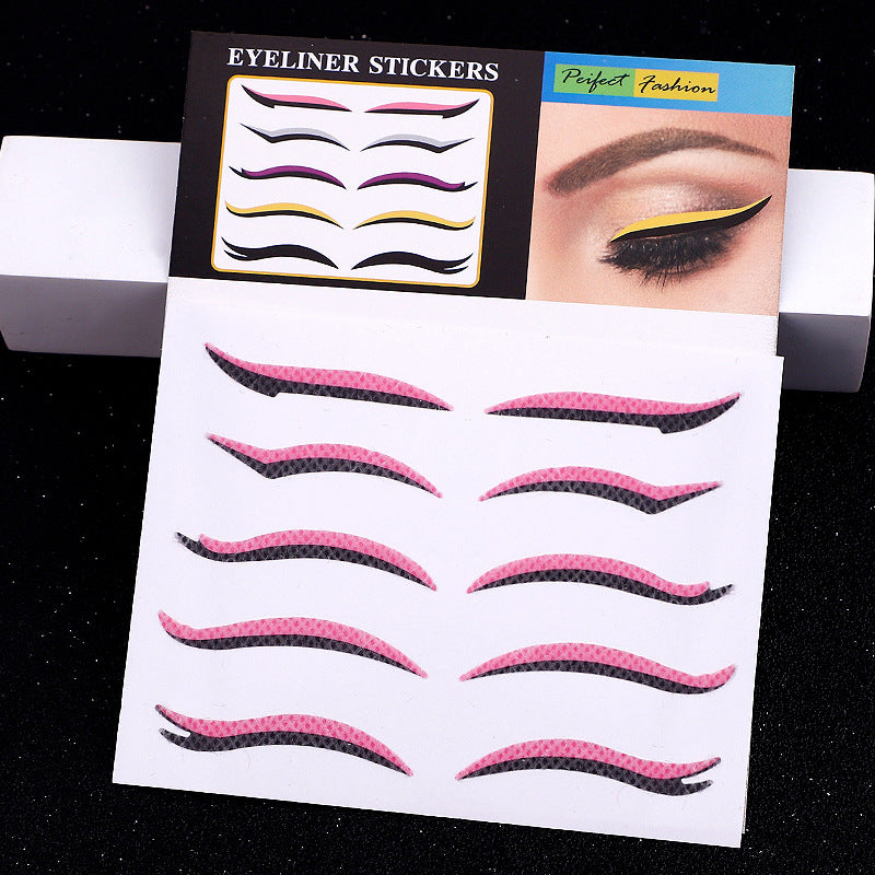 Wholesale Europe and America Eyeliner Patch Eye Shadow Cat Eye Makeup Double Eyelid Patch