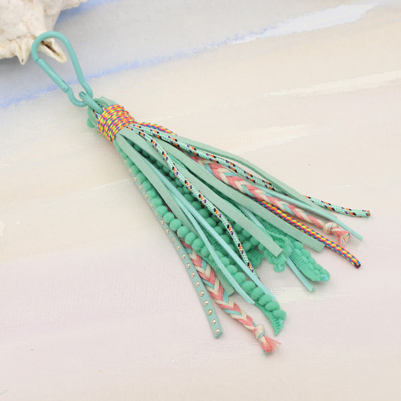 Wholesale Bohemian Style Long Tassel Key Chain