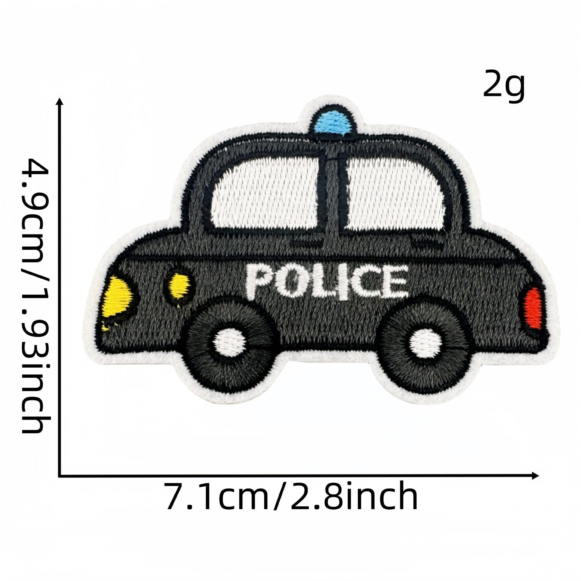 Wholesale Transportation cartoon car embroidered patch