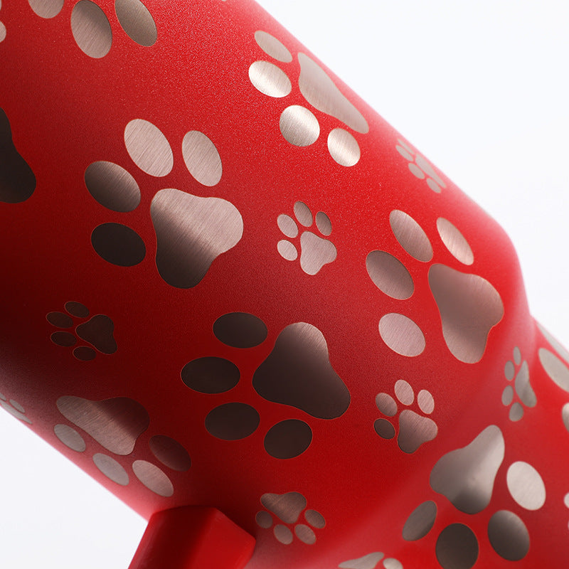 Wholesale Tumbler Ice Bullies Cup  Laser Cat Claw Vacuum Cup Straw Cup 40OZ Car Cup Ice Cup