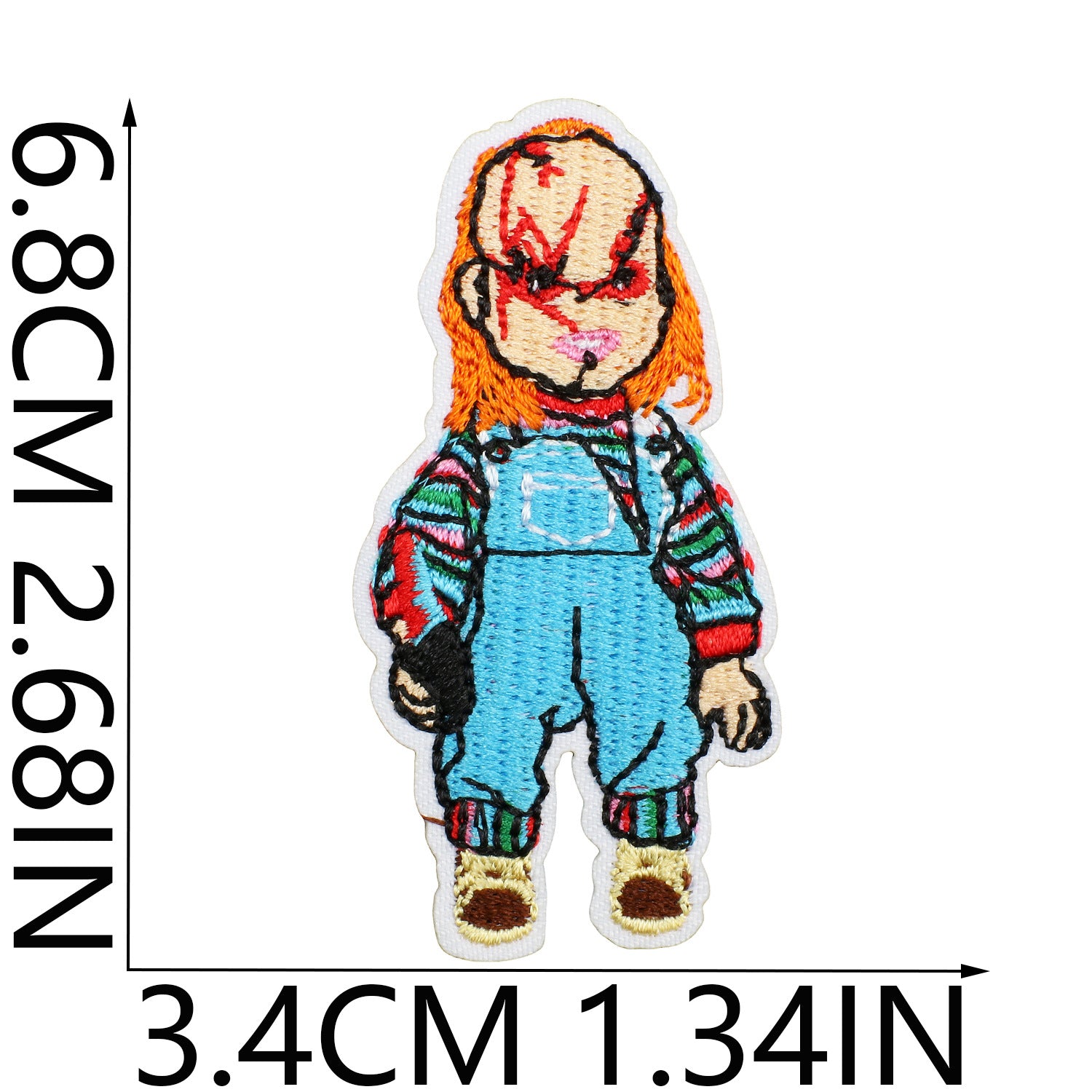 Wholesale  y Doll Ghost Bride Embroidered Patch Polyester Clothing Accessory For Costume OLY Exclusive