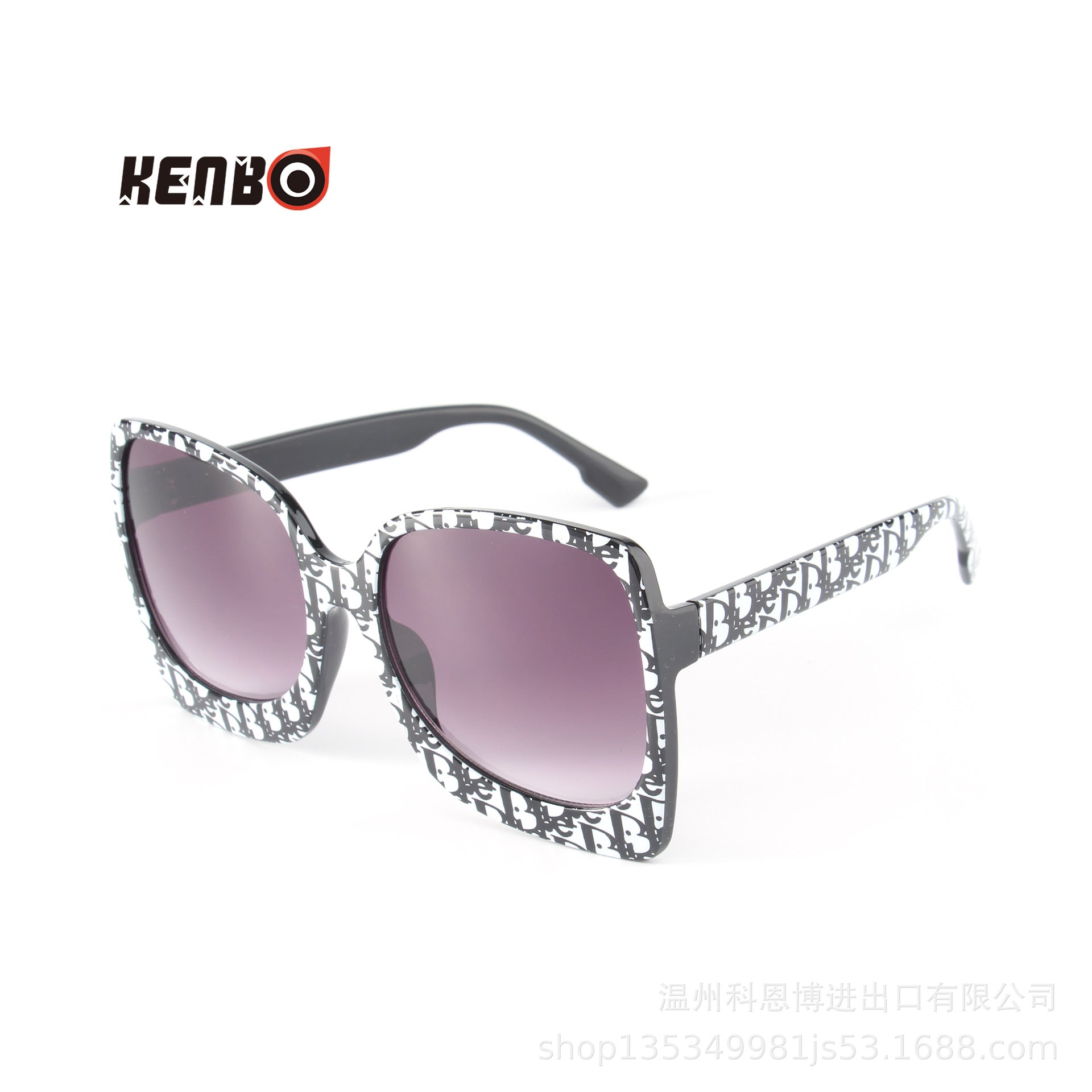 Wholesale Frame wrapped flower shaped sunglasses with colorful legs and irregular shapes