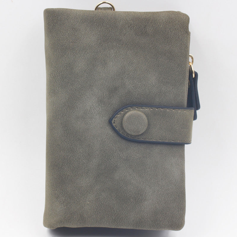 Wholesale PU Short Multi Card Ladies Wallet