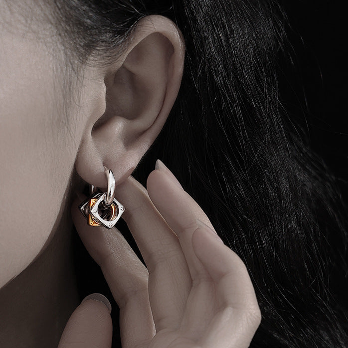 Wholesale Retro Trendy Cool Personality Design Sense Earrings