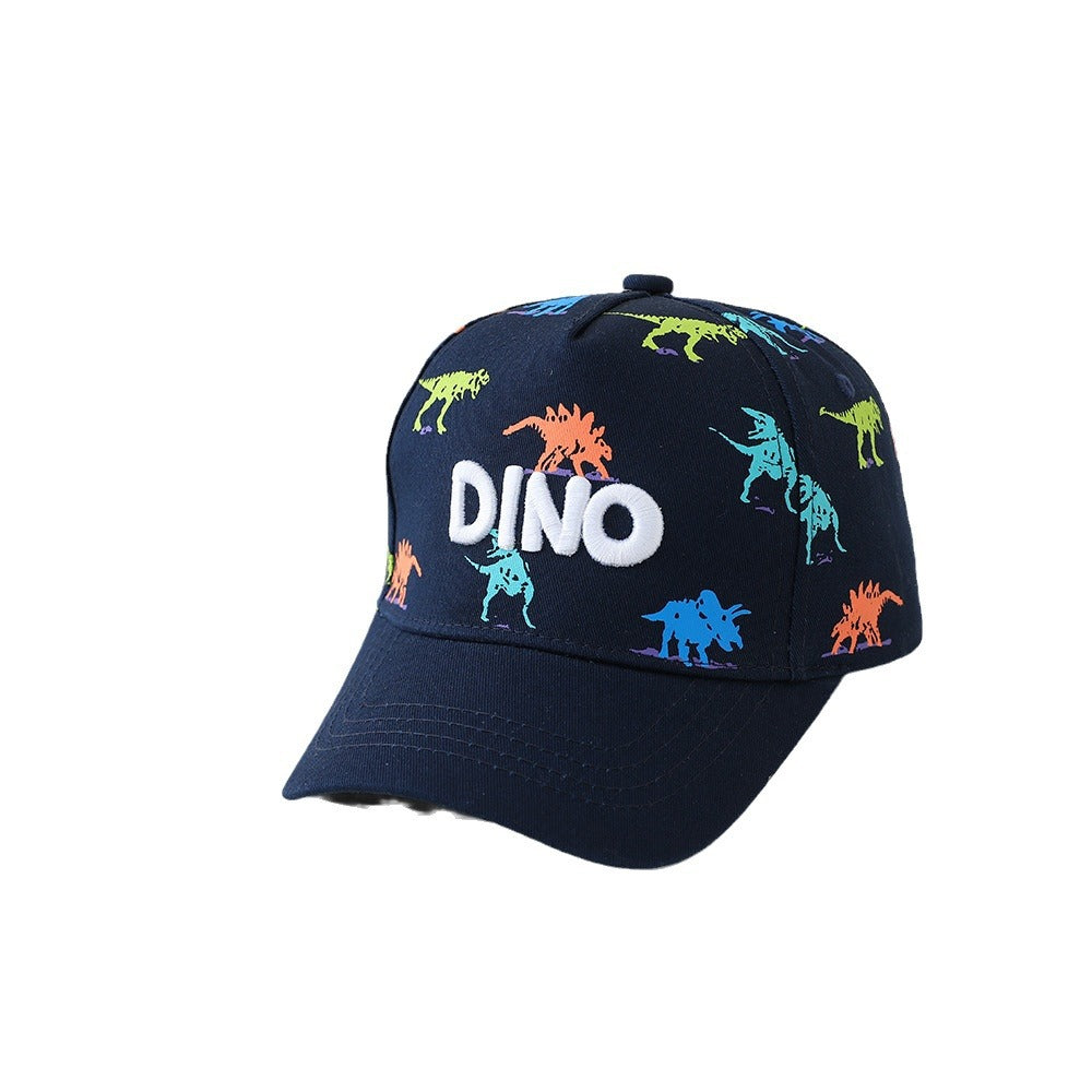 Wholesale Dinosaur Graffiti 3D Embroidery Children's Cartoon Baseball Cap