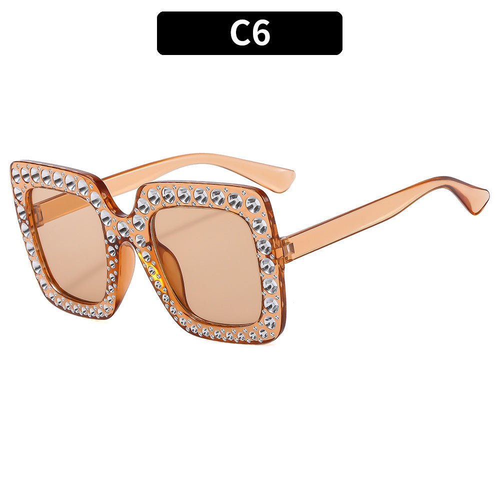 Wholesale Box Diamond PC Sunglasses
