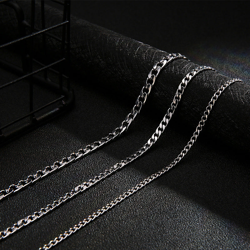 Wholesale Titanium Steel Non-fading Men's Necklace