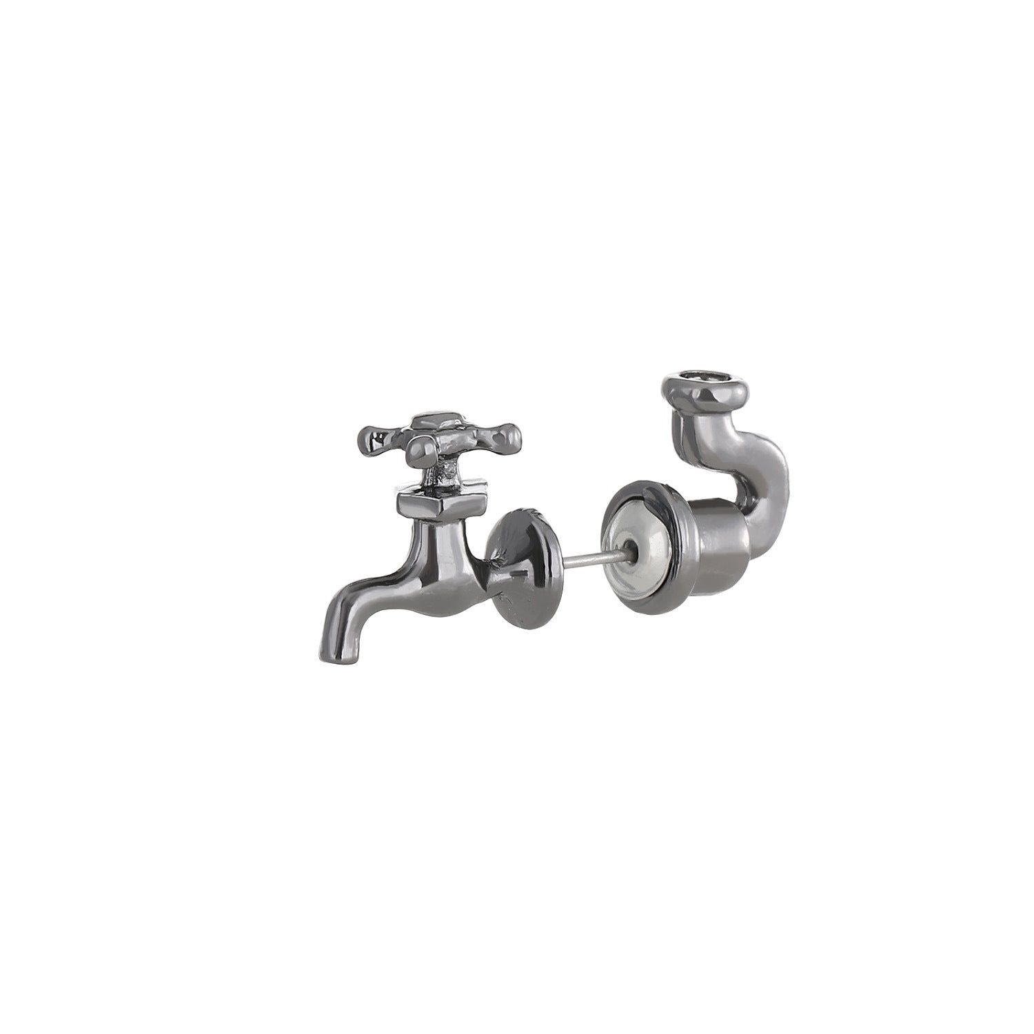 Wholesale  Exaggerated Faucet Zinc Alloy Earrings