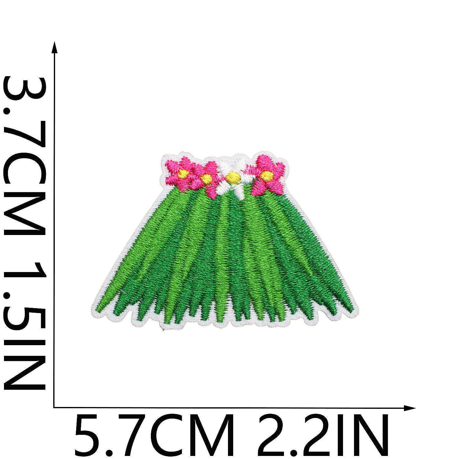 Wholesale Trendy Hawaiian Tropical Embroidered Patch With Flamingo Palm Tree Pineapple Clothing DIY Accessory Resale