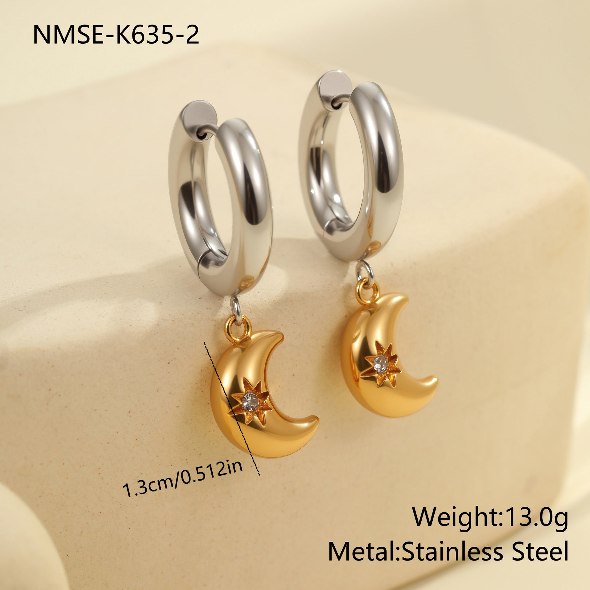 Wholesale Christmas tree heart Stainless Steel Earrings