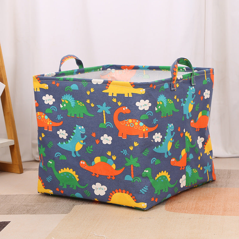 Wholesale Cotton and Linen Thickened Foldable Storage Basket