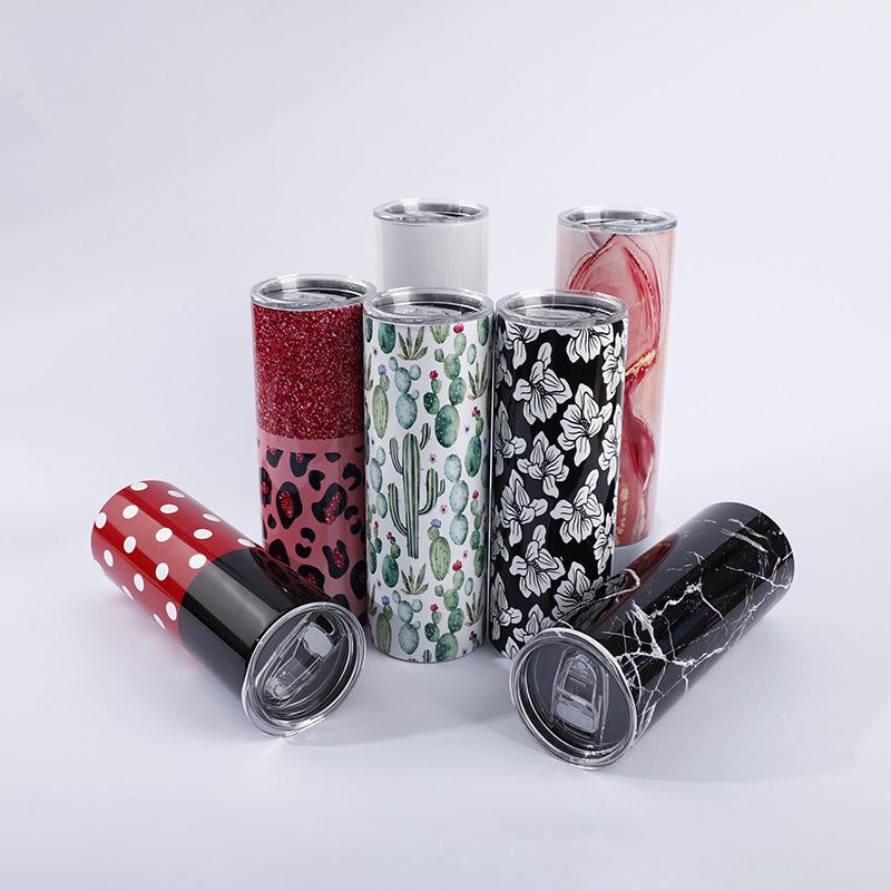 Wholesale Printed Thermos Cup Stainless Steel Cold 20oz Car Cup Convenient Cans