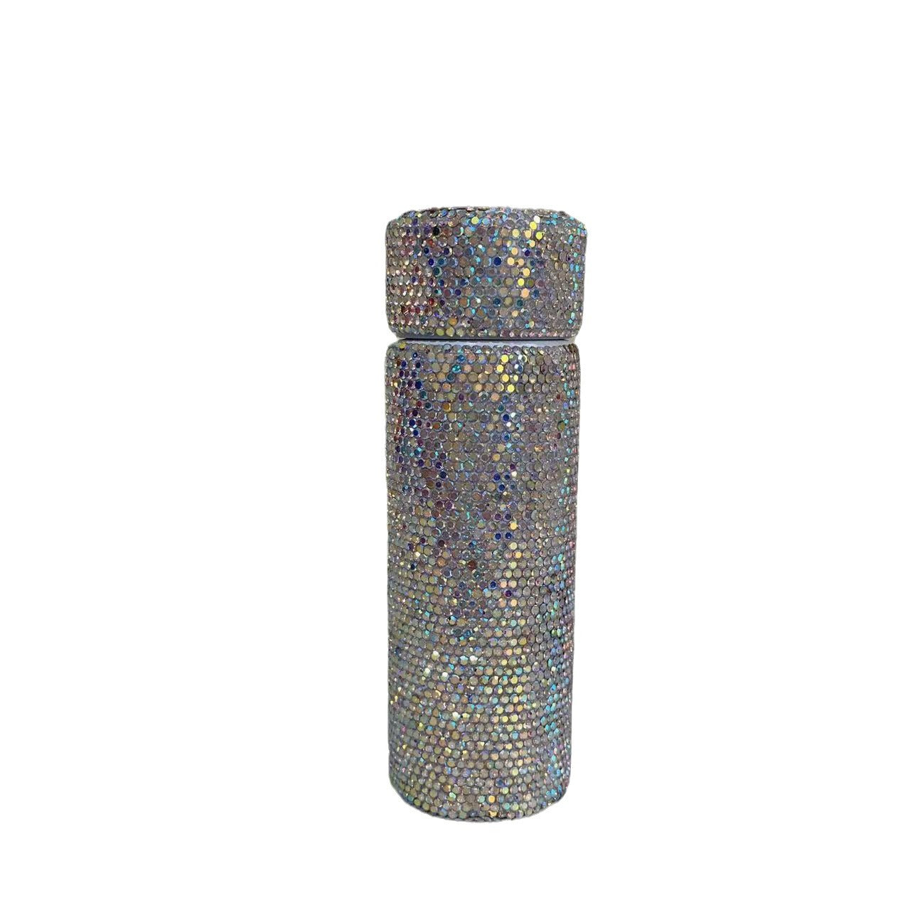Wholesale 304 stainless steel mini diamond straight cup pocket thermos cup portable and compact