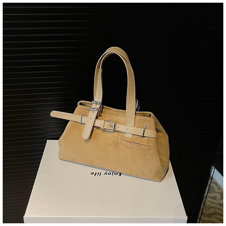 Wholesale Retro large capacity commuter handbag shoulder bag