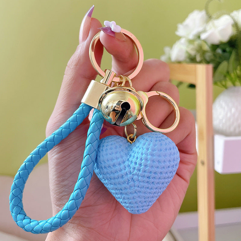 Wholesale Resin Yarn Love Keychains