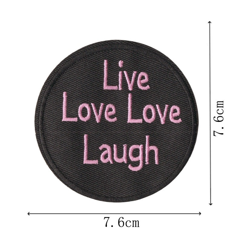 Wholesale 8 Pack Embroidered Iron On Patches Heat Melt Glue Back DIY Fashion Accessory For Bags Towels Outdoor Gear Gift