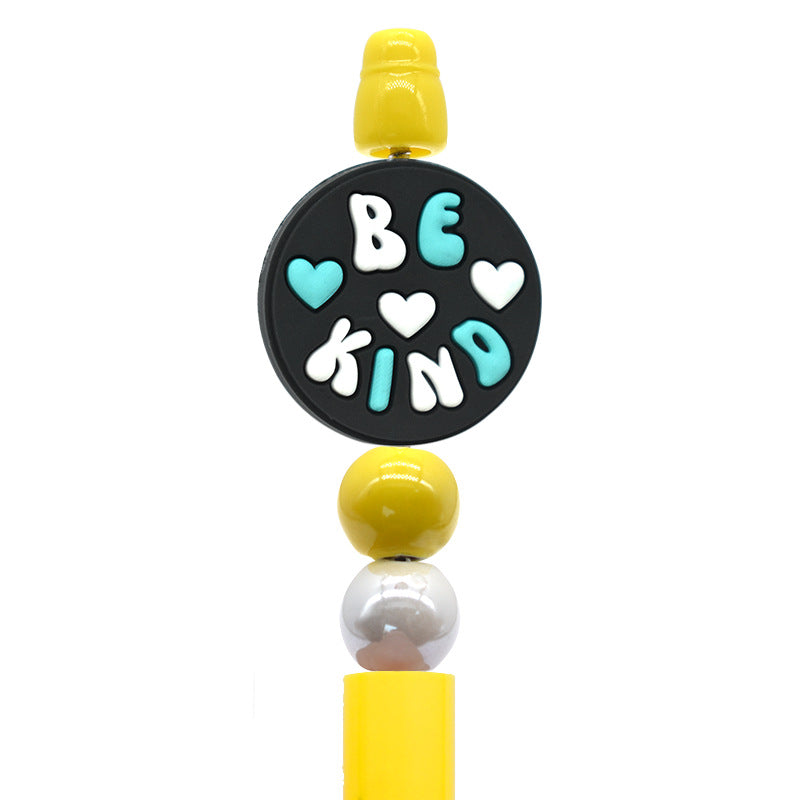 Wholesale 100pcs Creative Cartoon pen beaded PVC soft glue pen beads