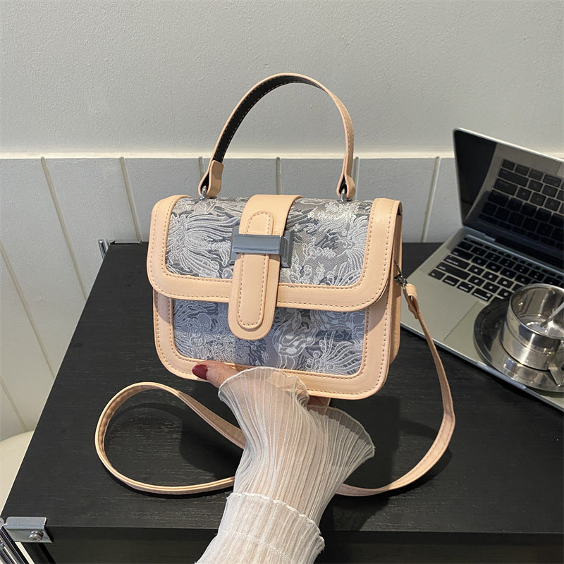 Wholesale 2023 Summer New Stitching PU Messenger Bag