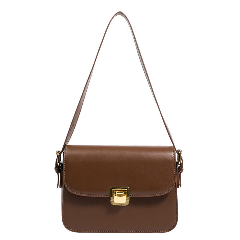 Wholesale Autumn and Winter New PU Texture Crossbody Crossbody Solid Color Simple Small Square Bag