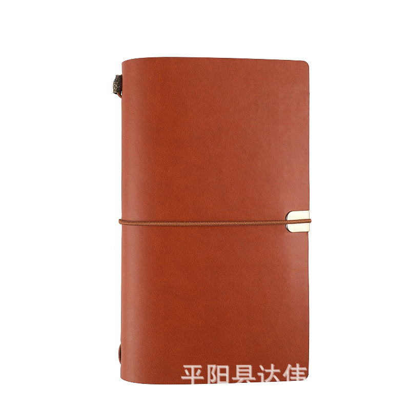 Wholesale A6 Retro Style Strap Creative Soft Leather Student Portable Notebook