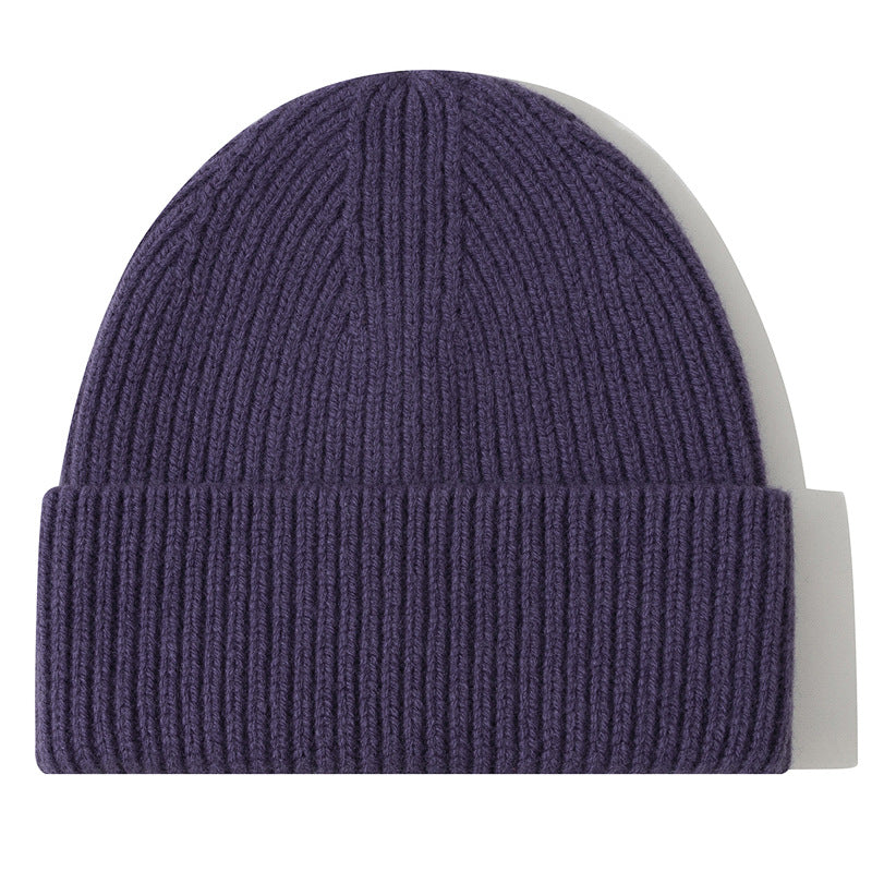 Wholesale Thick Pure Wool Beanie Winter Hat