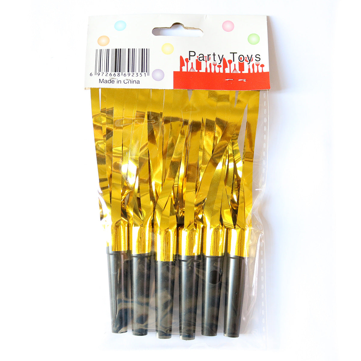 Wholesale Party Paper Blowing Dragon Hot Stamping Blowing Dragon Plastic Horns