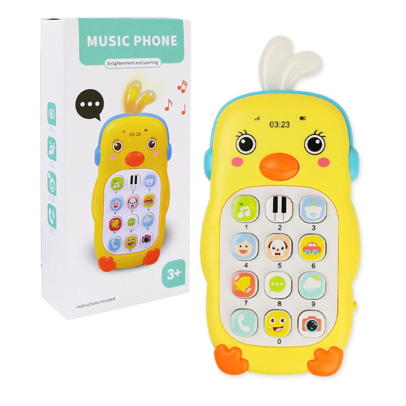 Wholesale Plastic Children's  Toys Simulated Lighting, Music, Baby Soothing Small Mobile Phones