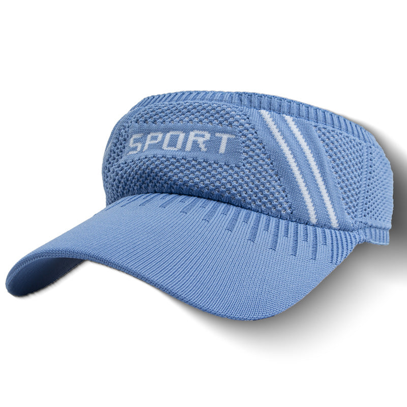 Wholesale Outdoor Sports Visor Sun Hat SPORT Polyester Hat